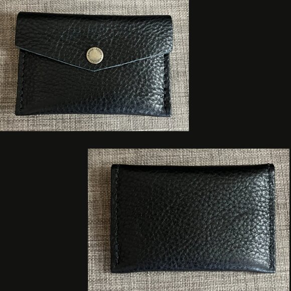 Portland Leather premium small classic Raindrop in pebbled black BUNDLE - Picture 10 of 10